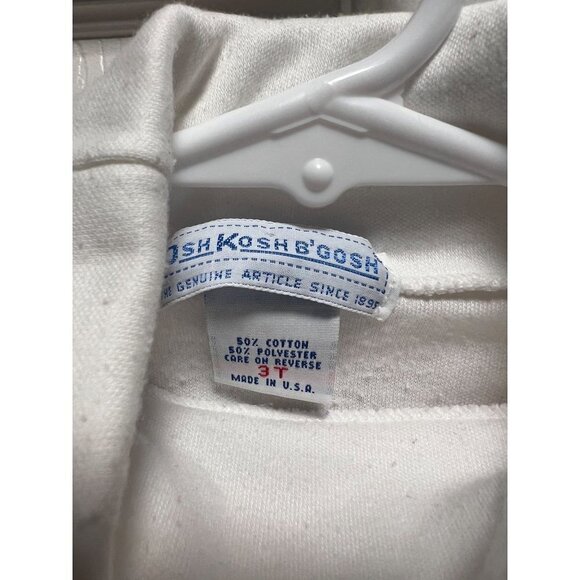 Oshkosh B'Gosh | Vintage Turtleneck + Overalls Pink Bunnies Corduroy Sz 3T - Picture 8 of 8